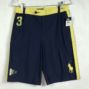Polo Ralph Lauren Bermuda Board Shorts Trunks Big Pony Unlined / Boys Size 16
